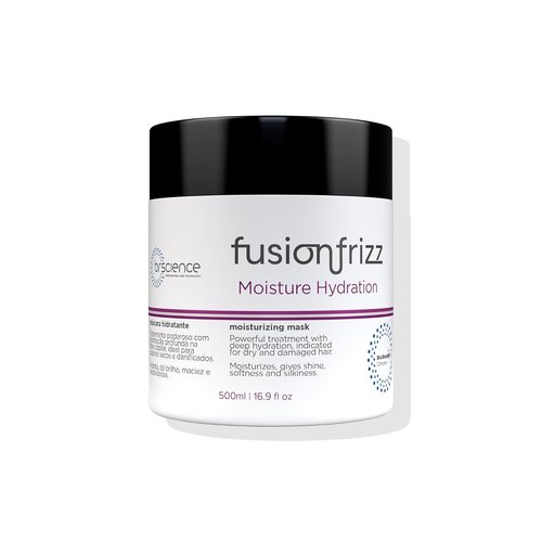 Brscience Fusionfrizz Moisture Hydration Mask - Reconstructive Treatment for Damaged Hair | 500mL