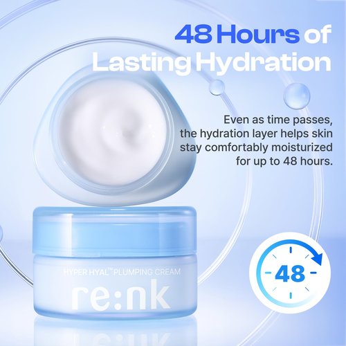 Re:nk Hyper Hyal Plumping Cream - Deep Hydrating Face Moisturizer with Hyaluronic Acid | 3.55 fl oz