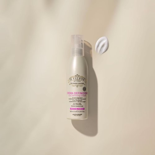 Il Salone Milano Curl Defining Cream - Anti-Frizz & Humidity Protection - Adds Shine & Definition - 6.76 fl oz / 200ml