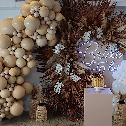 Cream Double Stuffed Nude Balloons 50 Pack 10 Inch for Elegant Events - Tan Beige