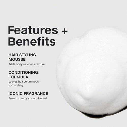 Paul Mitchell Sculpting Foam - Touchable Flexible Hold & Frizz Control for All Hair Types