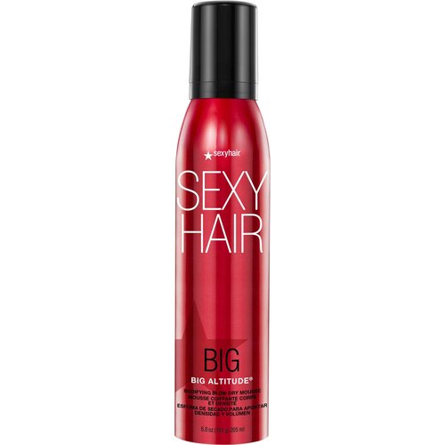 SexyHair Big Altitude Bodifying Blow Dry Mousse - 6.8 Oz | Volume & Hold | Humidity Resistant & Thermal Protection