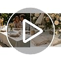18x18 Inch Brown Lace Cloth Napkins Set of 6 - Cotton Linen Blend, Elegant Tableware