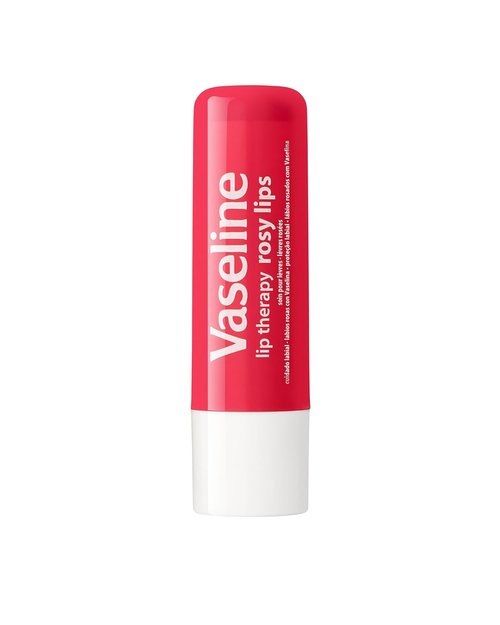 Vaseline Lip Rosy Balm - Fast-Acting Nourishment for Chapped & Cracked Lips | 12 Sticks in 1 Box