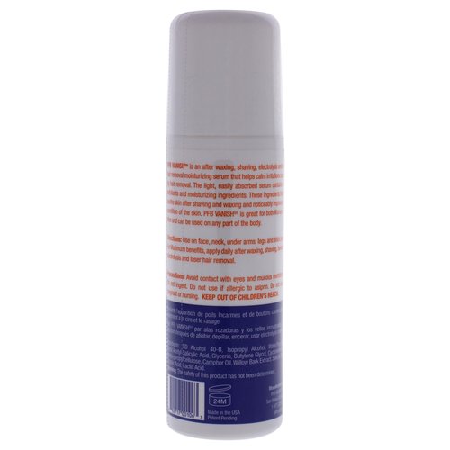 PFB Vanish Razor Bump Stopper Roll On Shaving Gel - Skin Care Treatment for Ingrown Hairs and Razor Burns, 93g