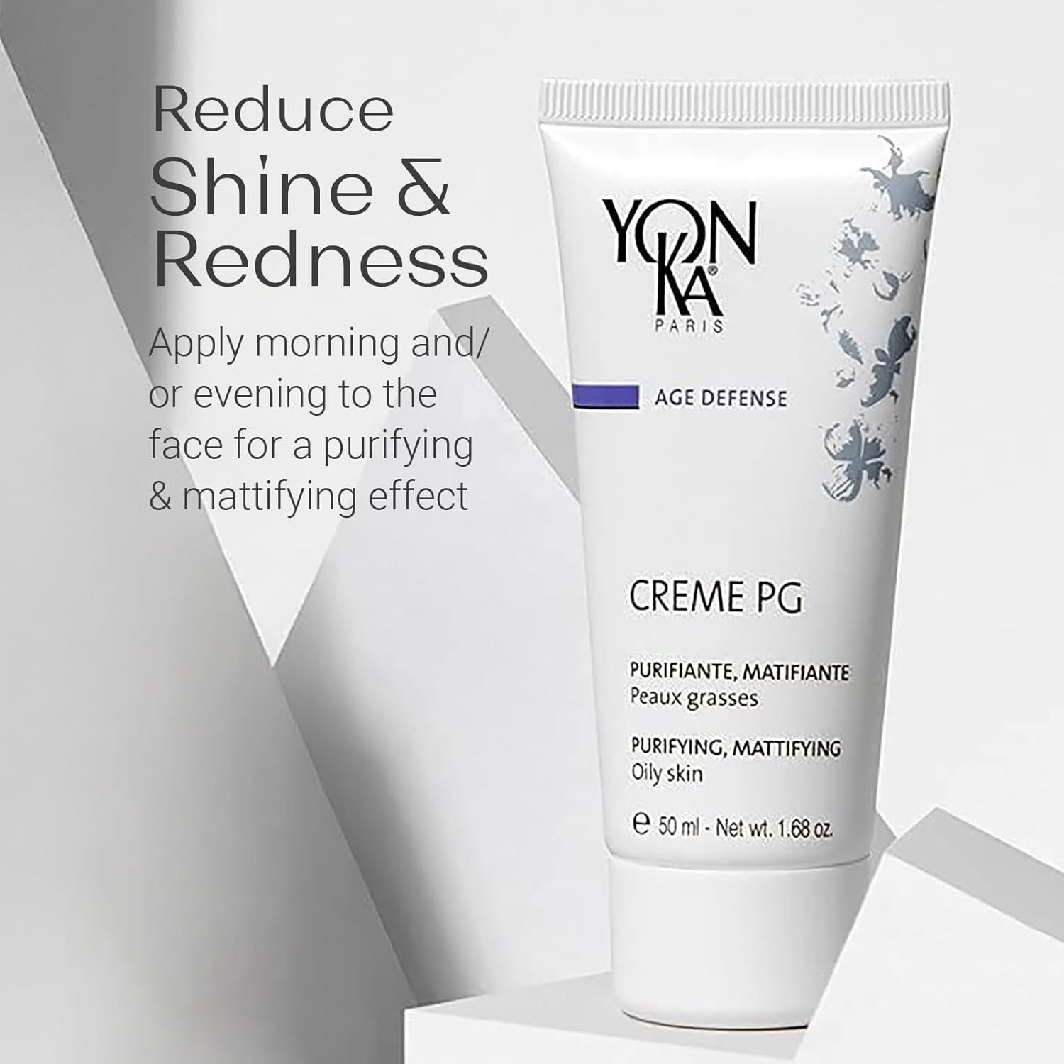 Yonka Creme PG - Mattifying Protective Cream for Oily Skin | Anti-Aging Treatment | 1.68 oz