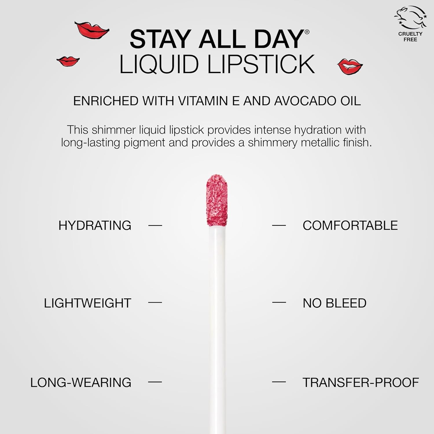 Stila Stay All Day Liquid Lipstick - Sheer & Shimmer Finish for All-Day Wear