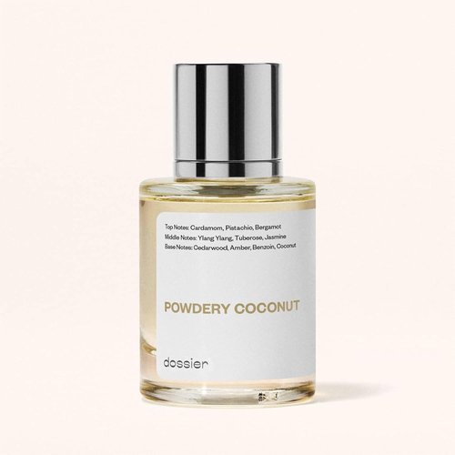 Dossier - Powdery Coconut Perfume | Inspired by T. Ford Soleil Blanc | 1.7 Fl Oz (50ml) | Vegan & Paraben Free