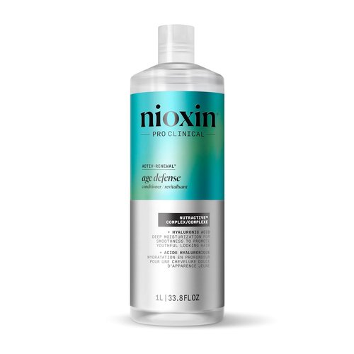 Nioxin Age Defense Conditioner - Strengthening & Moisturizing Formula with Hyaluronic Acid | Paraben & Sulfate-Free
