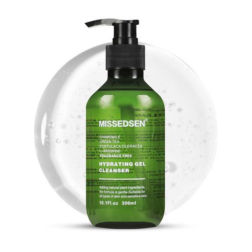 Skiennix Hydrating Face Wash - Foaming Cleanser with Green Tea, Fragrance-Free, 10.1 Fl Oz | All Skin Types