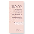 AVYA SPF 40 Sheer Tinted Moisturizer - Hydrating Hyaluronic Acid & Green Chai for Brighter Skin | Fair & Light Shade (0.34oz/10ml)