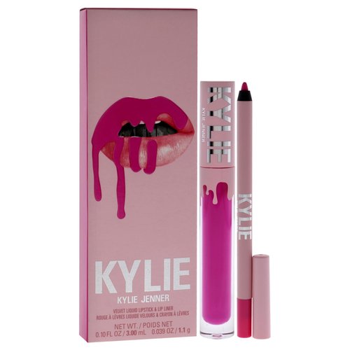 Velvet Lip Kit - 306 Say No More by Kylie Cosmetics for Women - 2 Pc 0.10 oz Velvet Liquid Lipstick, 0.03 oz Lip Liner