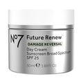 No7 Future Renew Damage Reversal Face Cream with SPF 25 - Anti Aging Face Moisturizer with Skin Firming Benefits - Formulated with Peptide Technology to Protect, Repair & Intensely Hydrate (1.69 Oz)
