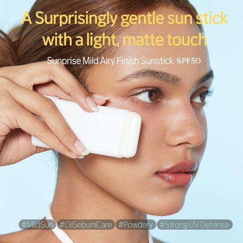 ETUDE Sunprise Sunstick SPF50+ | Vegan, Non-Greasy, Matte Finish for Sensitive Skin - 19g, Ideal for Festivals