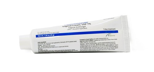 H2 pharma Clotrimazole Cream, USP 1%, 1.59 oz Tube with 1 Reusable Applicator, 7-Day Treatment