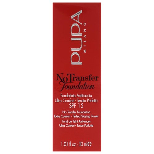Pupa Milano No Transfer SPF 15 Foundation for Women, No. 02/Light Beige, 1.01 Ounce