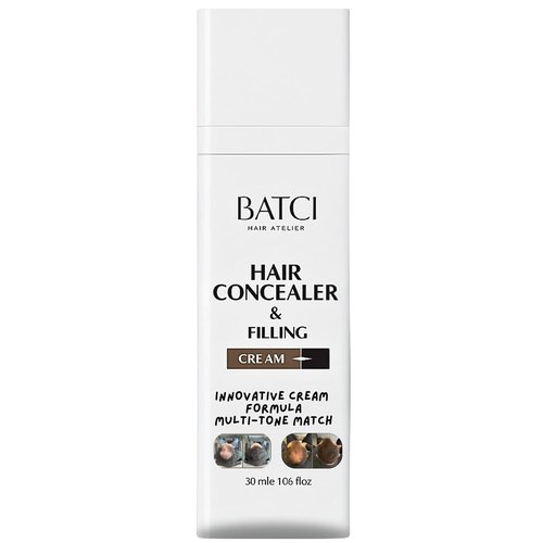 Batci Hair Concealer Cream - Non-Fiber Scalp Touch-Up for Thinning Hair & Bald Spots | 1 fl oz (30ml)