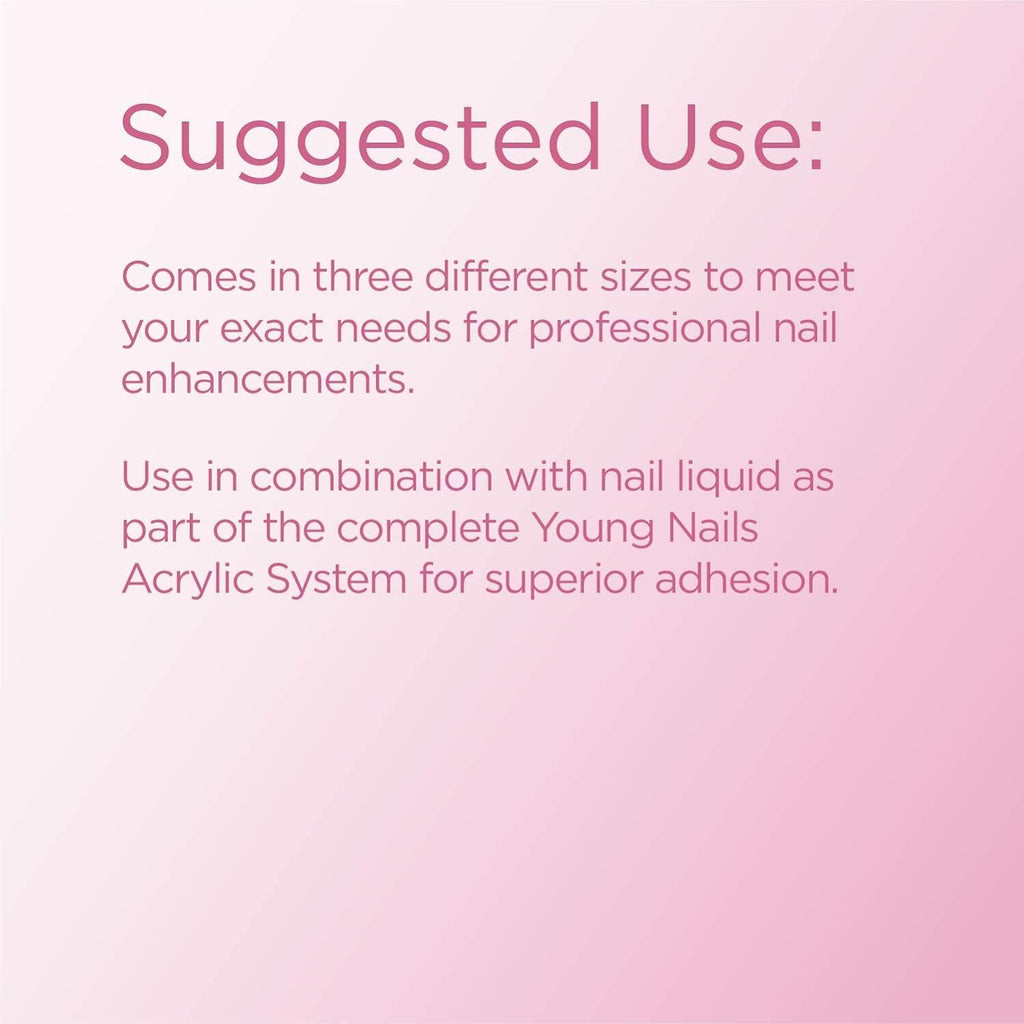 Young Nails Acrylic Cover Powder - Professional Self-Leveling Nail Powder for Extensions | Clear Nude Pink Taupe, 660g