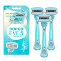 EVE 5 Women's Disposable Razors Smooth Touch | Wide moisture bar, 5 Blades for smooth shave | Multipurpose Hair Remover | 1 pack (3 count)