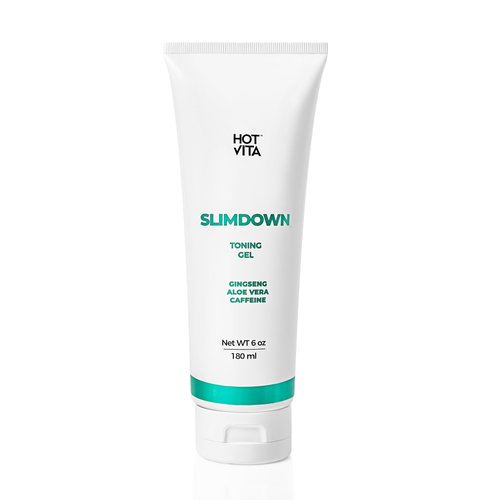 Hot Vita Slimdown Body Gel - Skin-Firming & Anti-Cellulite Formula for Full-Body Contouring & Improved Skin Appearance - Skin Firming & Body Sculpting Gel - Made with Natural, Skin-Safe Ingredients