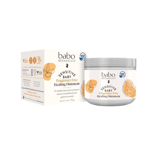 BABO Botanicals Healing Ointment | Fragrance-Free, 99% Organic & Steroid-Free for Eczema Relief - Face & Body