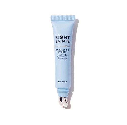 Eight Saints Brightening Eye Gel - Natural Anti-Aging Formula to Reduce Puffiness & Wrinkles | 0.5 Oz