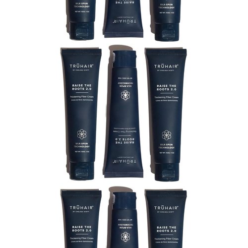 Truhair Raise The Roots 2.0 - Instant Hair Thickening Fiber Cream for Frizz-Free Blowouts | Volumizing Hair Styling Cream for All Hair Types