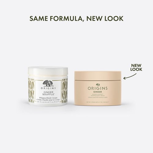 Origins Ginger Souffle Whipped Body Cream - Nourishing Body Butter for Dry Skin with Ginger Extract