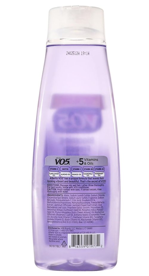 Alberto VO5 - Blooming Freesia Hydrating Shampoo - Coconut Milk & Vitamin E - 15 oz
