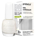 Probelle Illuminating Nail Concealer - Sheer Brightening Nail Polish for Discolored Nails | Vegan & Gluten-Free, Moonlight Glow