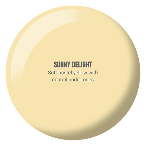 DND Gel Polish Set - Coquette Collection | UV/LED Gel & Air Dry Nail Lacquer Duo - 082 Sunny Delight, 0.5 Fl Oz