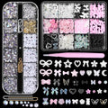 3D Nail Charms Gems Set with Bow, Butterfly, Flower & Heart Acrylic Nail Art Accessories