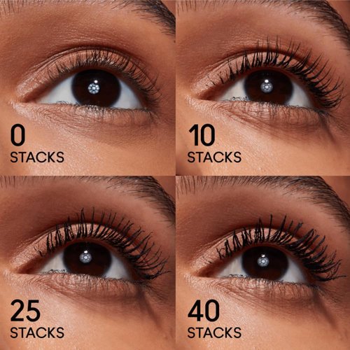 MAC Stack Superstack Mega Brush Waterproof Mascara - Black Stack by MAC for Women - 0.41 oz Mascara