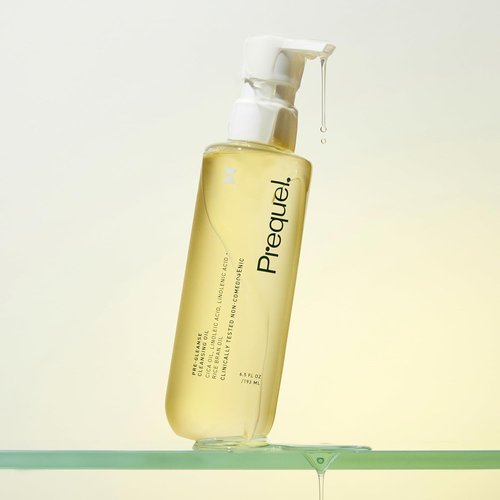 Prequel Skin Pre-Gleanse Oil Cleanser - Gentle Double Cleansing Formula with Cica | 6.5oz for All Skin Types