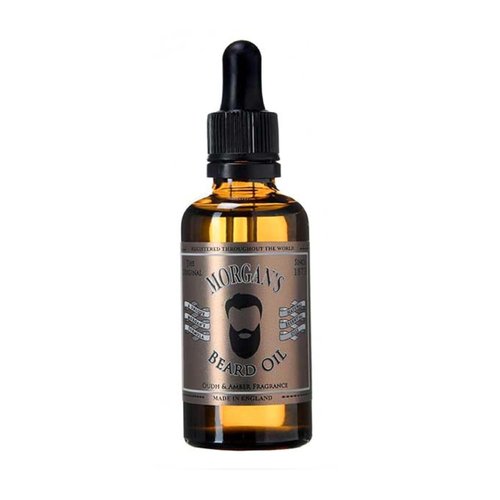 Morgan's Beard Oil - Daily Maintenance for Soft Facial Hair & Moisturized Skin | Oudh & Amber, 1 Fl Oz