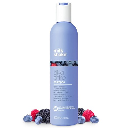 Milk_Shake Silver Shine Shampoo & Conditioner Bundle - 300mL & 250mL for Radiant Hair
