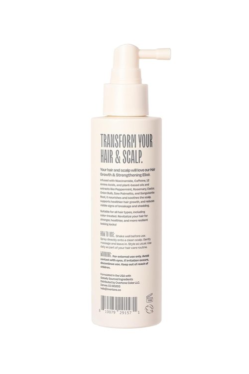 Overtone Revitalizer - Hair Growth & Fortifying Elixir with 14 Amino Acid Complex | 144 mL