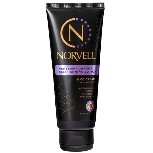 Norvell Venetian Self Tanner - Gradual Color Extender Moisturizing Lotion, Travel Size 2.5 fl. oz | Violet & Brown Tone