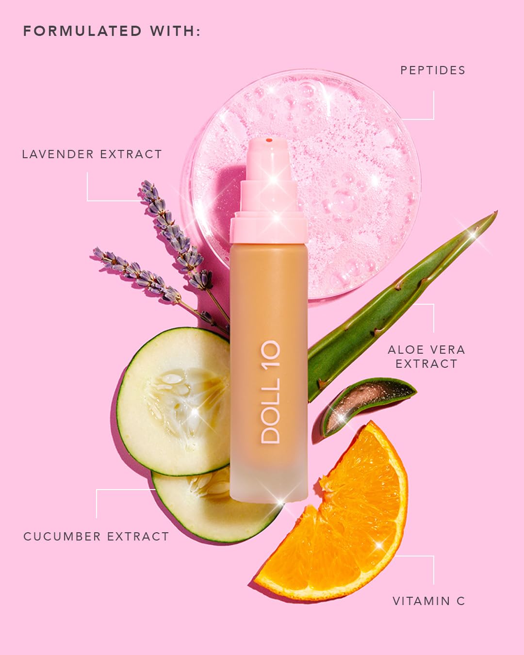 T.C.E Super Coverage Serum Makeup - Peptide-Enriched Formula for Flawless Skin | Deep Shade, One Size