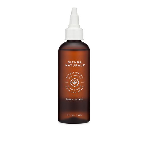 Sienna Naturals - Daily Hair Elixir – Lightweight Scalp & Hair Oil w/Baobab & Blue Tansy for Hydration – Supports Dry, Itchy Scalp & Strands – Silicone-Free, Vegan & Clean, 3oz