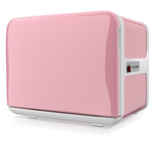 RyJaune Towel Warmer, 8.5L Towel Warmer Cabinet can Hold 12 Wet Facial Towels,Fast Heating with One-piece all-aluminum liner,Hot Towel Warmer Use for Spa,Hair Beauty,Salon - Pink