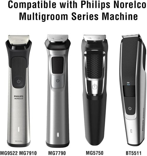 Maxeylead 32mm Full Size Trimmer Blade - Compatible with Philips Norelco Multigroom Series | Black/Silver