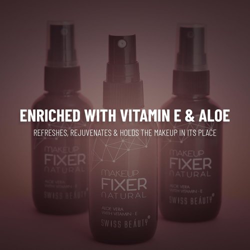 Swis-Beauty Makeup Setting Spray - Long-Lasting Dewy Finish with Vitamin E & Aloe Vera | 70 ml
