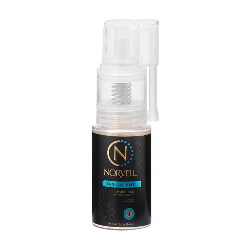 Norvell Tinted Drying Powder - Talc-Free Finishing Powder for Flawless Spray Tan | 0.5 oz, Absorbs Moisture & Prevents Streaks