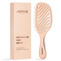 AIMIKE Rose Luxe Detangler Brush - Pain-Free Vented Design with Ultra-Soft FlexGlide Bristles for Effortless Knot Removal | Ideal for Thin & Fine Hair