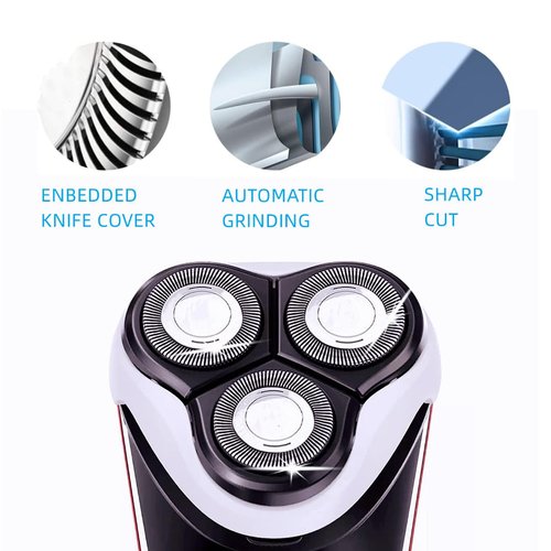 Aquatec HQ8 Replacement Shaver Heads - Compatible with Philips Norelco PT720, AT880, AT810 | 3-Pack