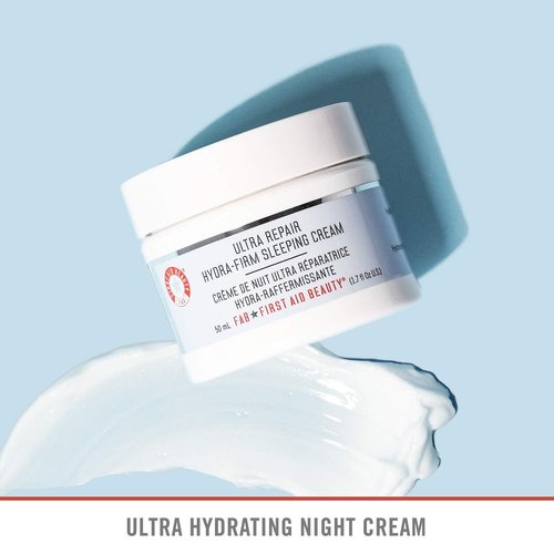 First Aid Beauty Ultra Repair Hydra-Firm Sleeping Cream - Intense Nighttime Moisturizer | 1.7 Oz