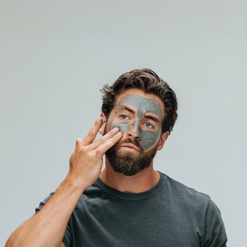 Caldera + Lab The Deep | Men's Organic Hydrating Clay Face Mask – Vegan, Natural & Antioxidant Skincare for All Skin Types