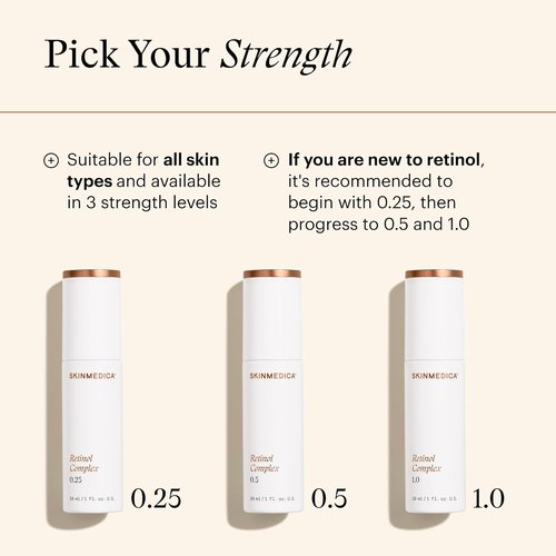 SkinMedica Retinol 0.5 Complex - Age-Defying Serum That Renews Skin & Reduces Fine Lines - 1 Fl Oz