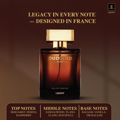 Liberty Oud Arabic Perfume for Men - Long-Lasting Luxury with Bold Oud & Fresh Citrus | 50ml EDP